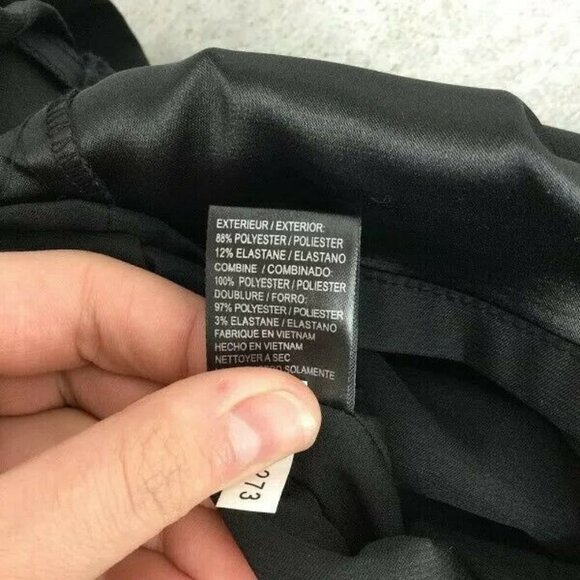 TAHARI by ASL Sequin Overlay black dress - Picture 11 of 11